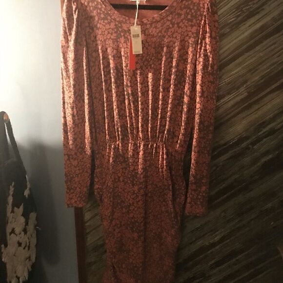 Sundry rose color leopard print dress NWT - Picture 2 of 5